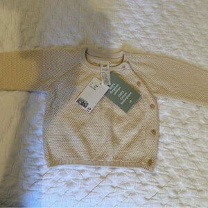 H&M organic cotton baby sweater 3m